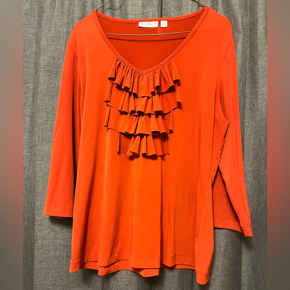Cute fall shirt with ruffles